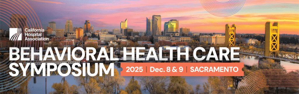 Behavioral Health Care Symposium program banner.
